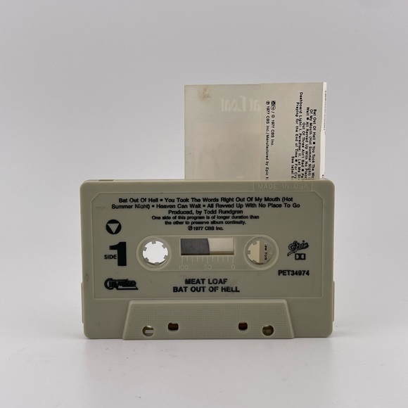 Bat of Hell Cassette Tape by Meatloaf - Picture 6 of 7